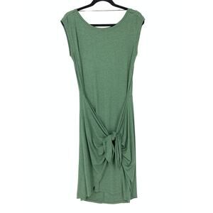 Prana Dress Women's Size XS Foundation Tie Bodycon Sleeveless Green